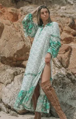Spell & The Gypsy 'Unicorn Tears' Maxi Dress Green Size 8 for rent on The Volte - image 3