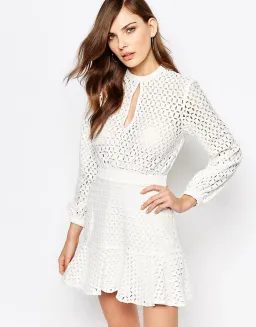 Finders Keepers Peacemaker Dress White Size S / AU 8 for rent on The Volte - image 2