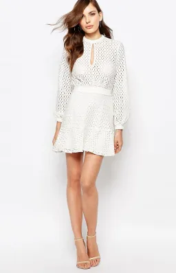 Finders Keepers Peacemaker Dress White Size S / AU 8 for rent on The Volte - image 1
