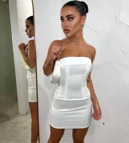 With Jean Chloe Corset White Size XS/ Au 6 for rent on The Volte - image 1