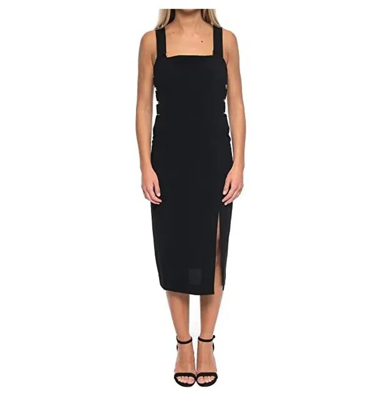 Zimmermann The Stretch Crepe Buckle Dress Black Size 2/Au 12 - Image 1