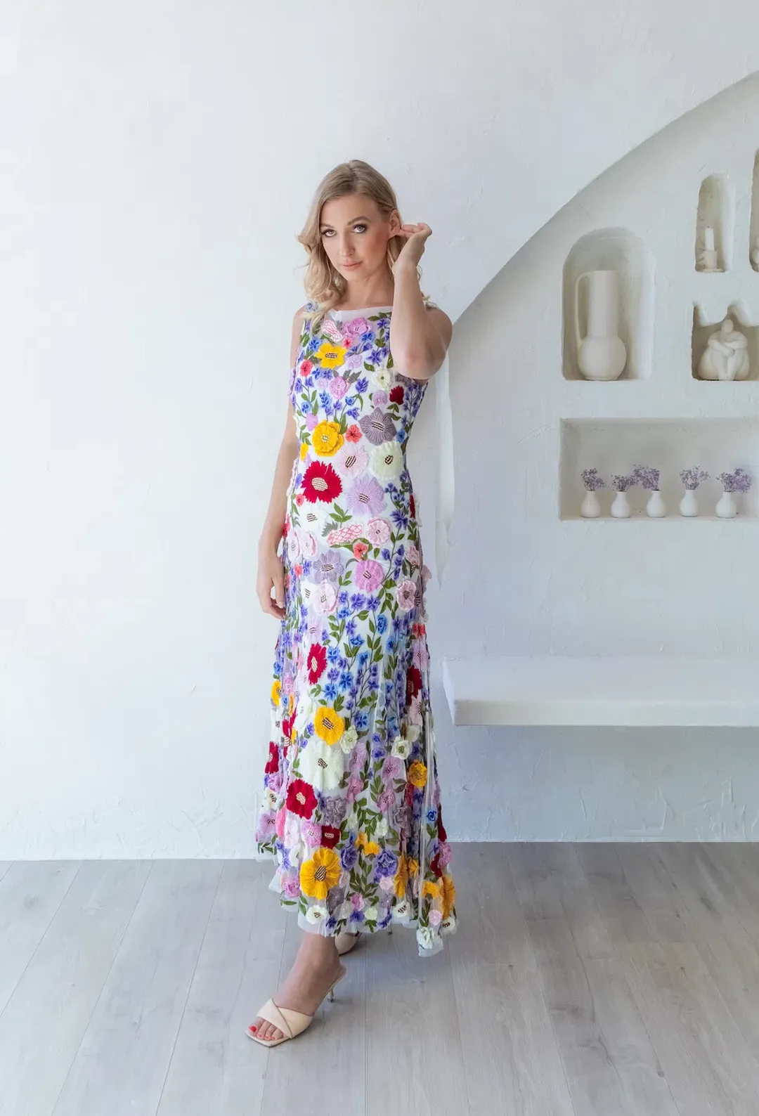 Rachel Gilbert Nya Maxi Gown Multi Size 1 / AU 8 for rent on The Volte - main image