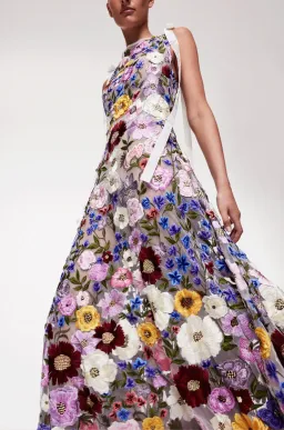 Rachel Gilbert Nya Maxi Gown Multi Size 1 / AU 8 for rent on The Volte - image 5