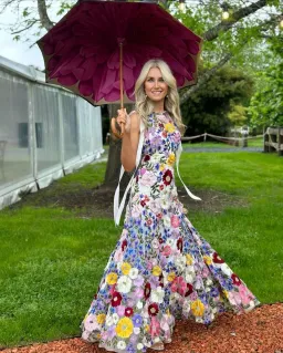 Rachel Gilbert Nya Maxi Gown Multi Size 1 / AU 8 for rent on The Volte - image 3