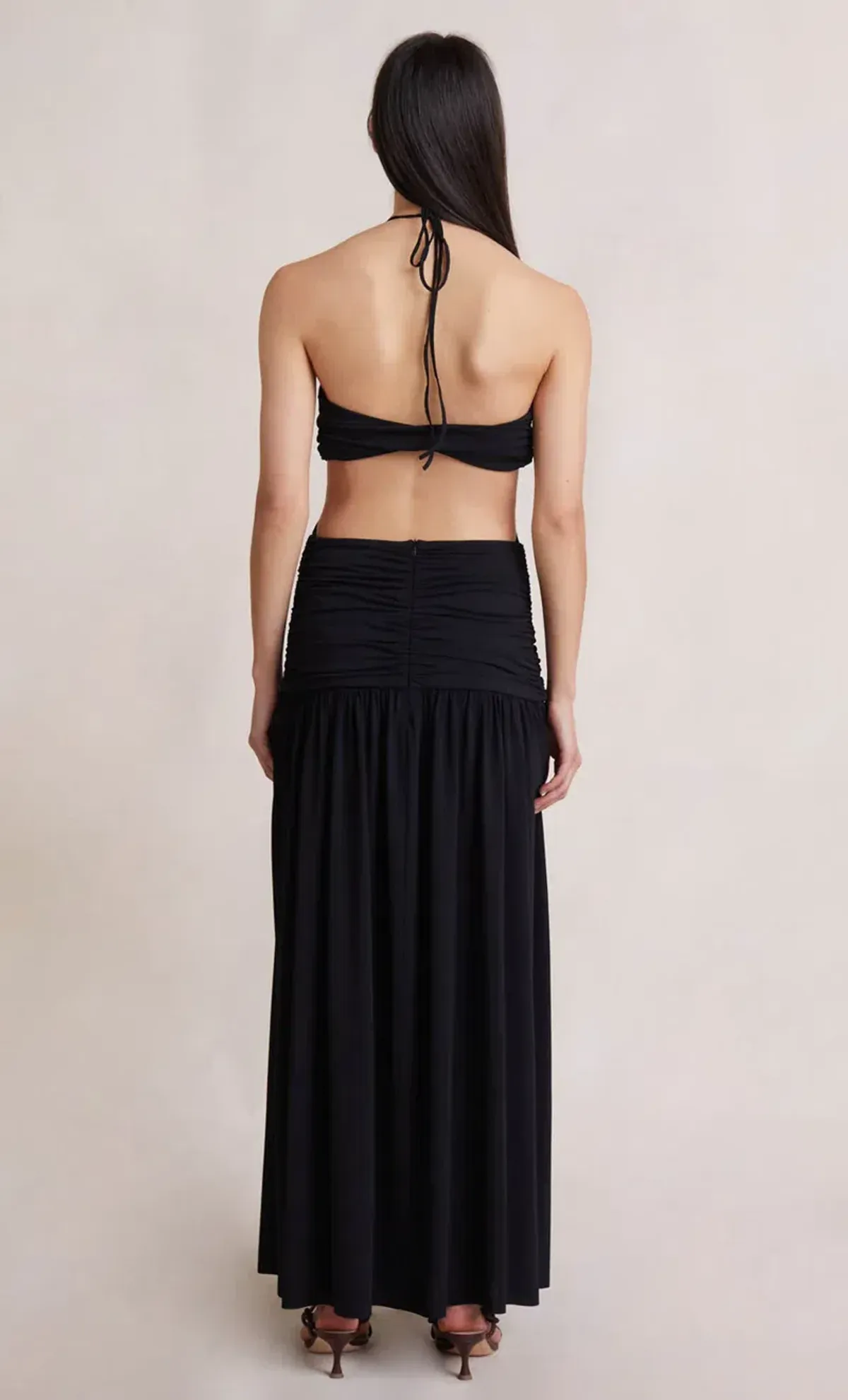 Bec & Bridge Adaline Cut Out Maxi Dress Black Size 8 - Image 3