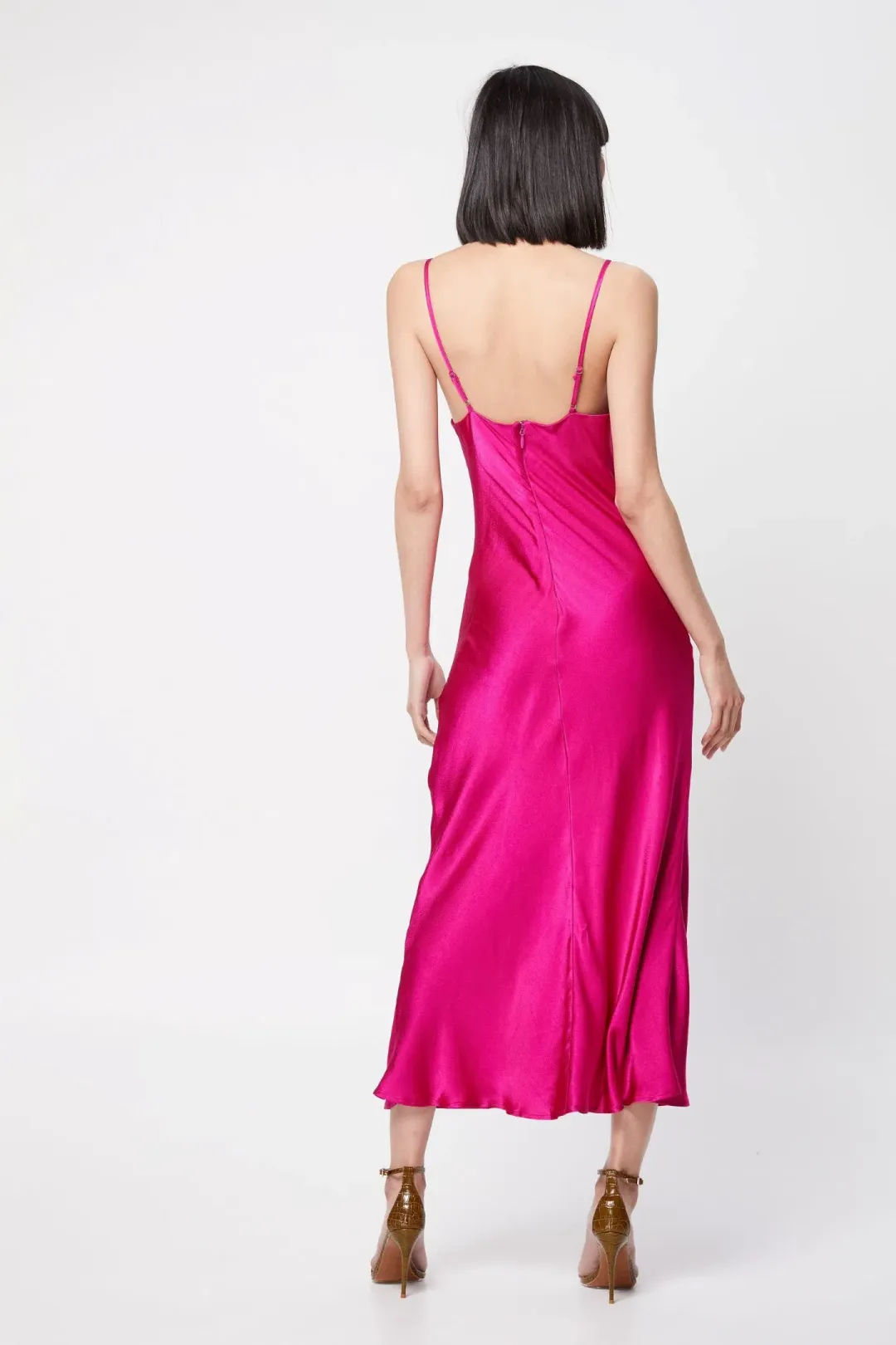 Mossman Electric Paradise Maxi Dress Fuchsia Size 10 for rent on The Volte - main image