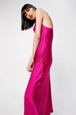 Mossman Electric Paradise Maxi Dress Fuchsia Size 10 for rent on The Volte - image 2