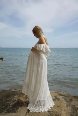 Coven & Co Folklore Gown Natural White Size M for rent on The Volte - image 5