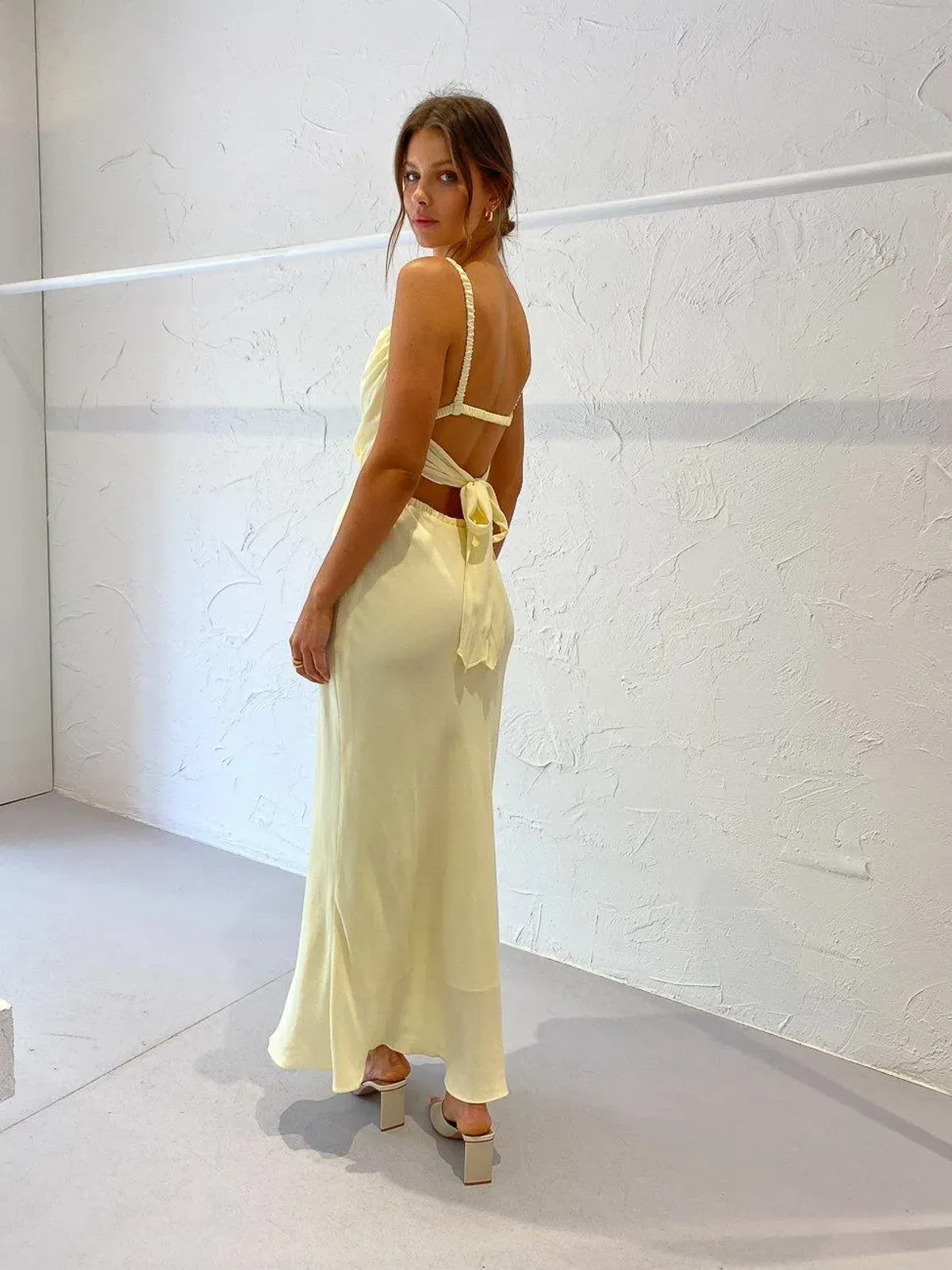 Bec & Bridge Mala Maxi Dress Butter Size 8 - Image 4