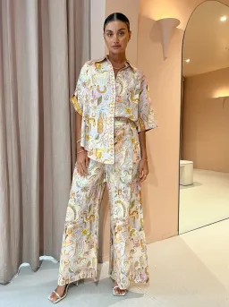 Alemais Solitaire Pants and Shirt Set Print Size 10 for rent on The Volte - image 1
