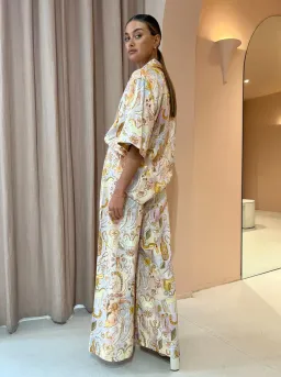 Alemais Solitaire Pants and Shirt Set Print Size 10 for rent on The Volte - image 2