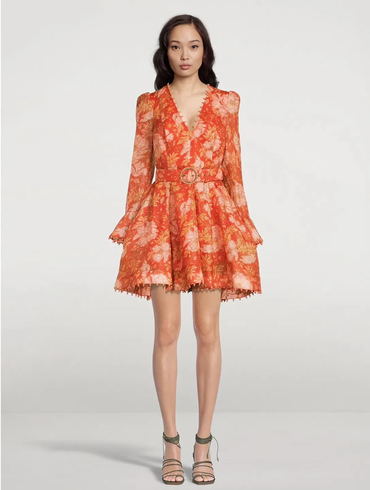 Zimmermann Kaleidoscope Mini Dress Amber Orange Size 1 / Au 10 - Image 1