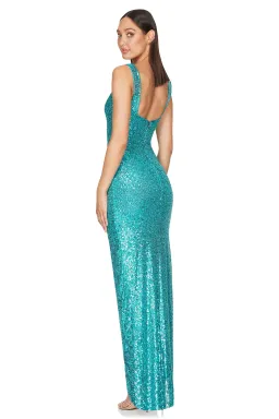 Nookie Elsa Gown Aqua Size M for rent on The Volte - image 3