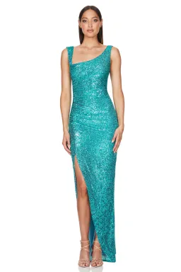Nookie Elsa Gown Aqua Size M for rent on The Volte - image 1