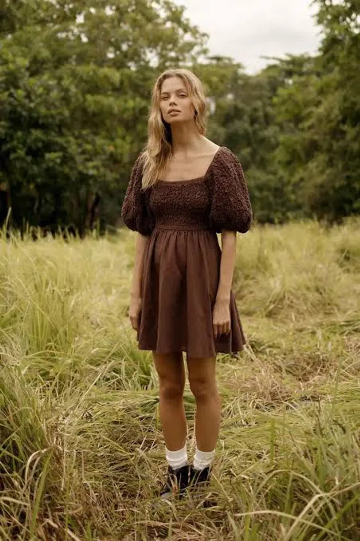 Steele Clorinda Dress Brown Size S / Au 8 - Image 3