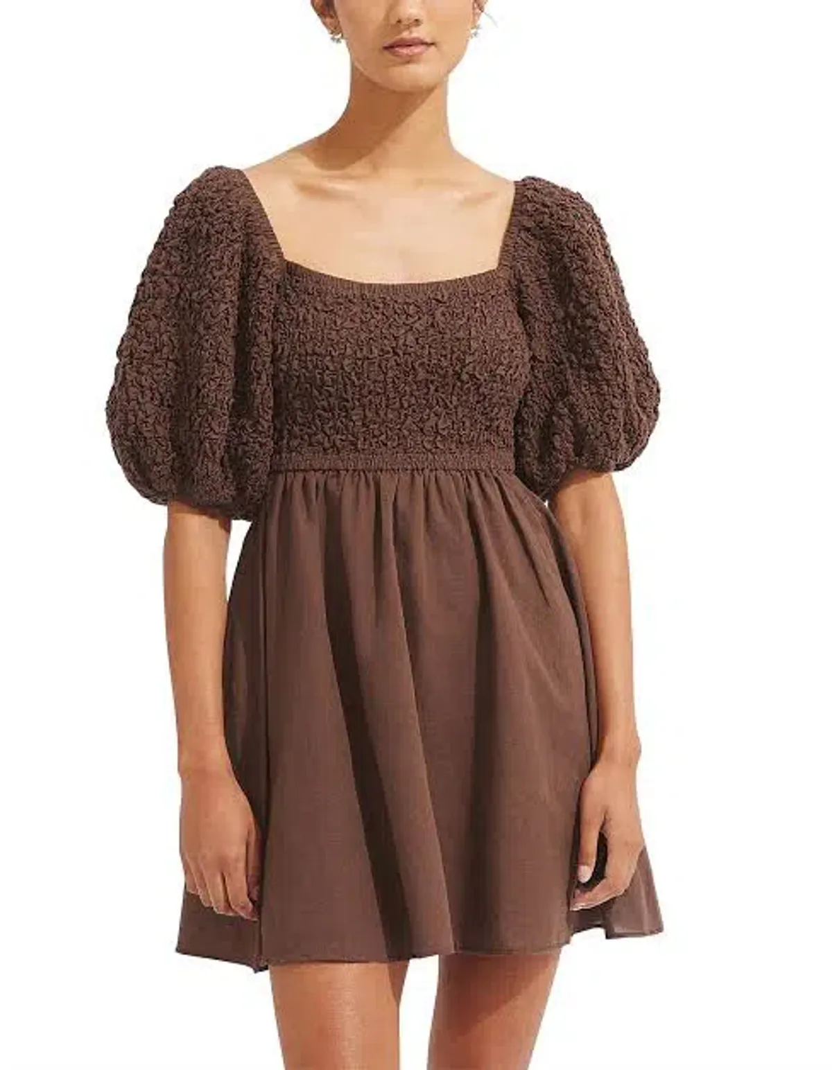 Steele Clorinda Dress Brown Size S / Au 8 - Image 1