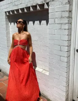 D'Artemide Chloe Dress Red Size 6-12 for rent on The Volte - image 3