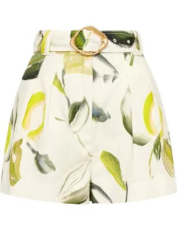 Aje Zest Off Shoulder Top Size 10 & Belted Short Size 12 Set Print for rent on The Volte - image 6