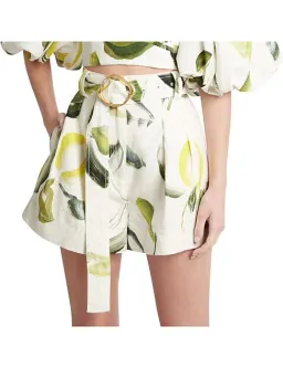 Aje Zest Off Shoulder Top Size 10 & Belted Short Size 12 Set Print for rent on The Volte - image 4
