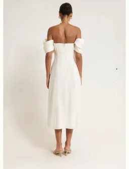 Cult Gaia Muna Dress Off White Size 12 for rent on The Volte - image 3