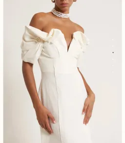 Cult Gaia Muna Dress Off White Size 12 for rent on The Volte - image 2
