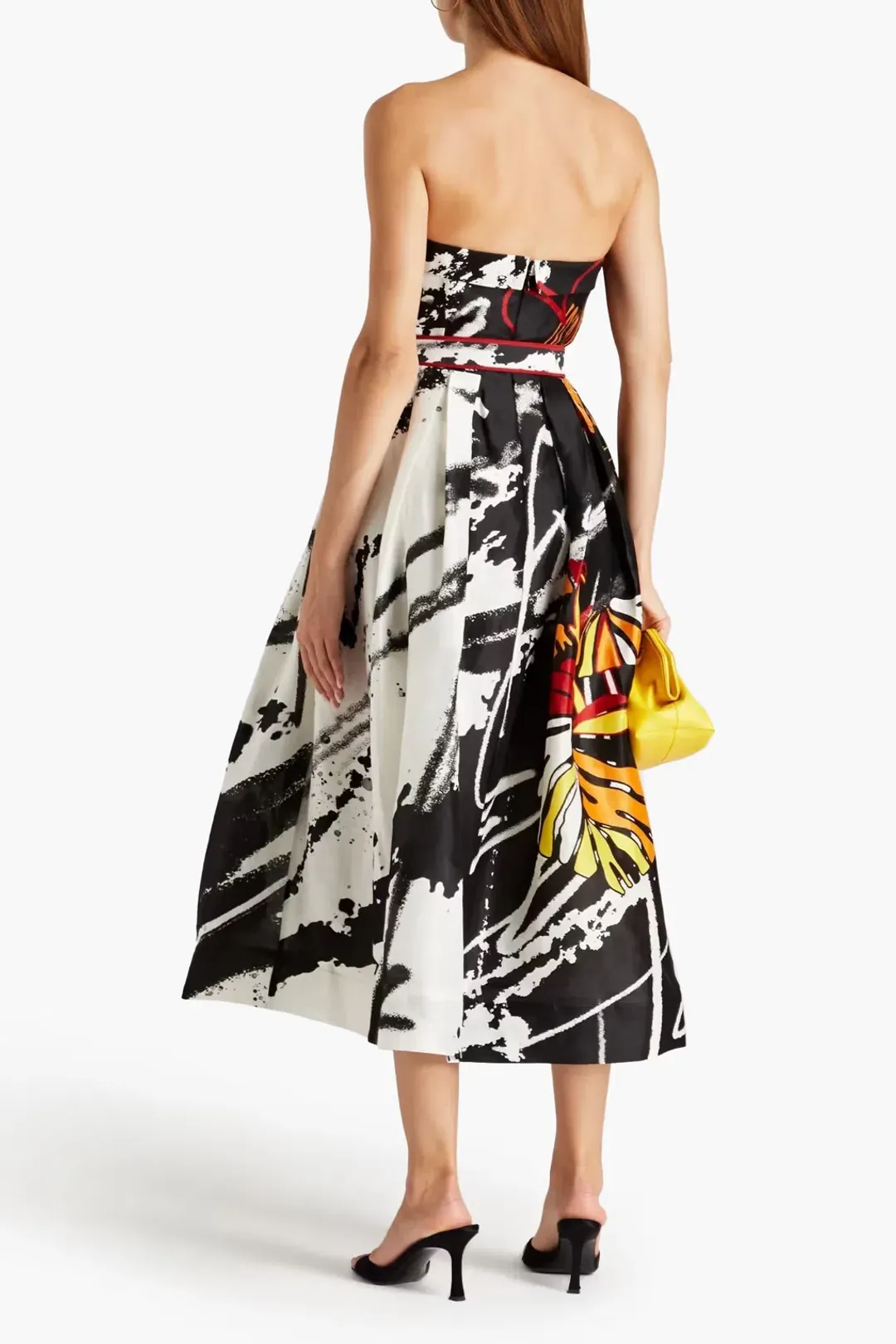 Leo and Lin Frida Bustier Dress Print Dress Size 10 for rent on The Volte - main image