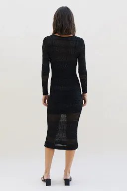 Suboo Harper Knit Kaftan Black Size 12/L for rent on The Volte - image 3