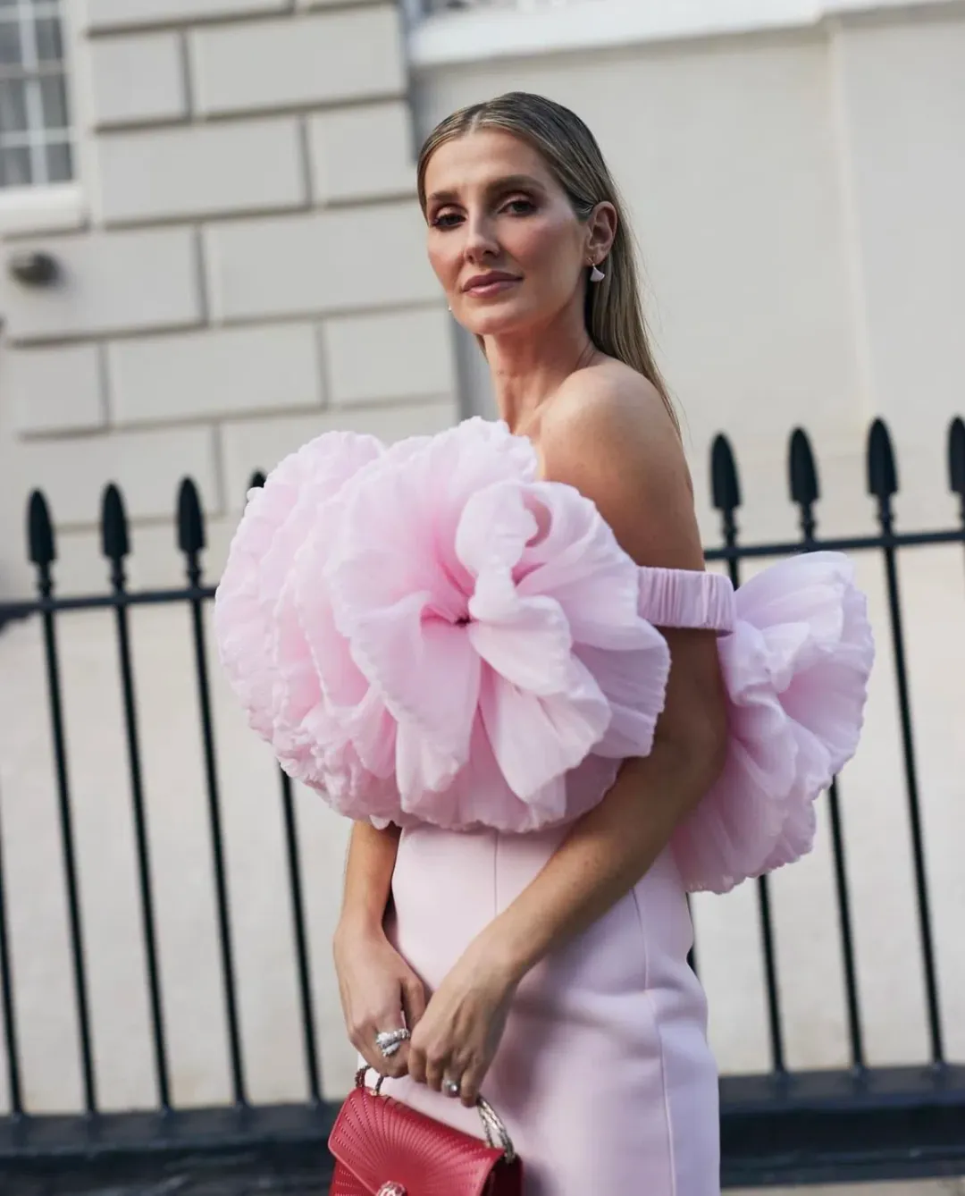 Rachel Gilbert Angelo Gown Maxi Dress in Pink Size AU 6 for rent on The Volte - main image