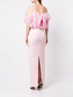 Rachel Gilbert Angelo Gown Maxi Dress in Pink Size AU 6 for rent on The Volte - image 6