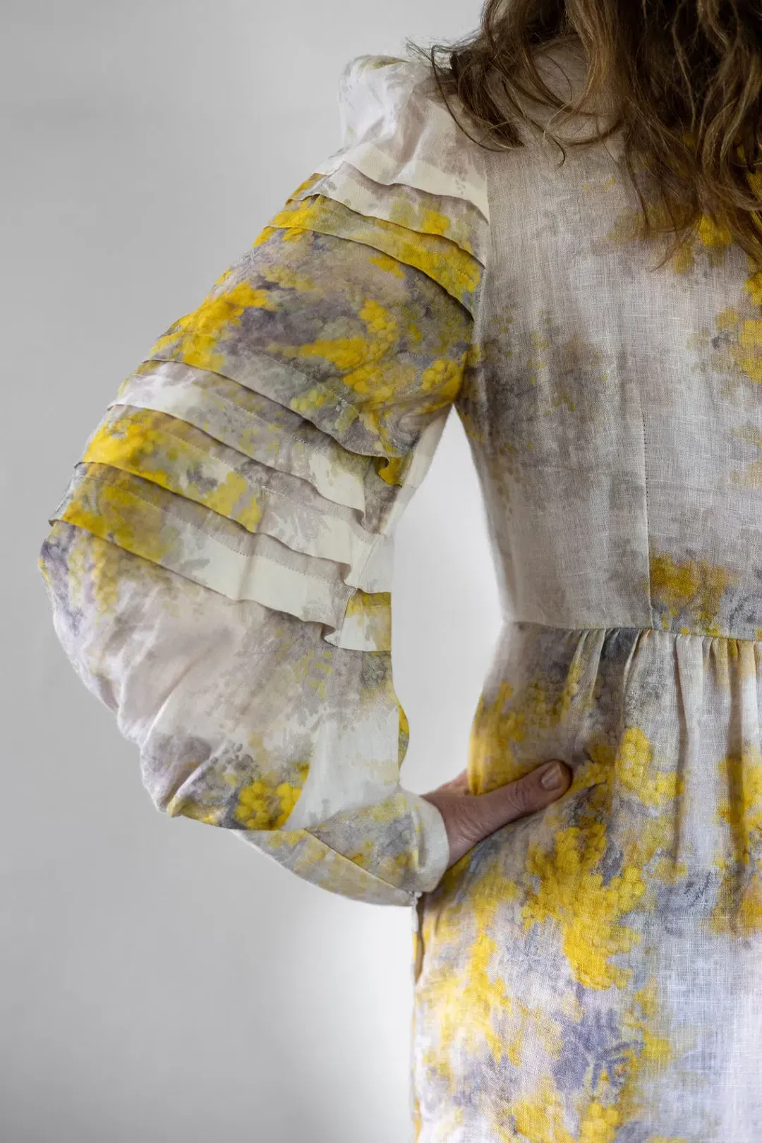 Zimmermann Botanica Wattle Linen Mini Dress Print Size 1 / Au 10 for rent on The Volte - main image