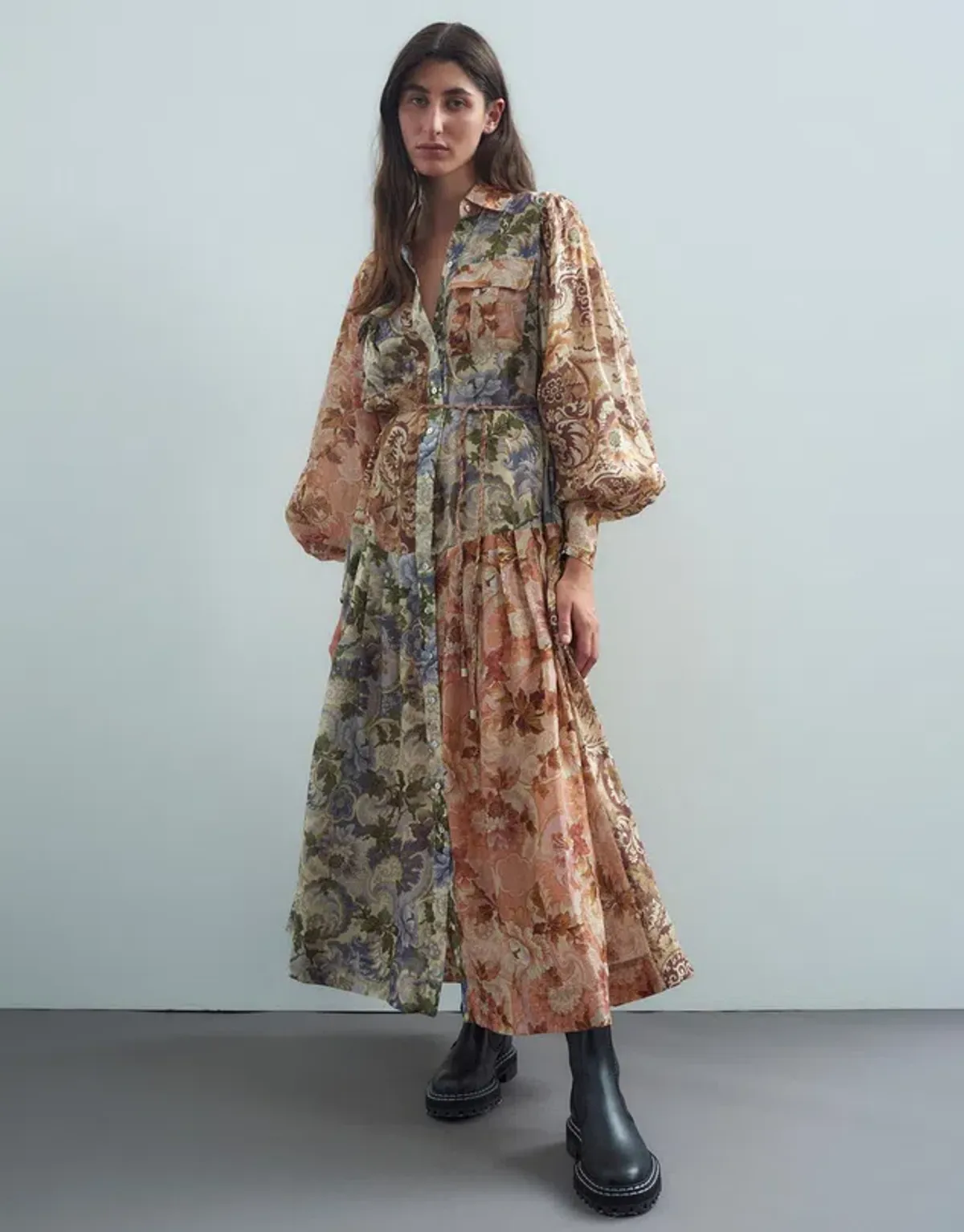 Alemais Phillipa Shirtdress Mix Floral Size 14 - Image 1
