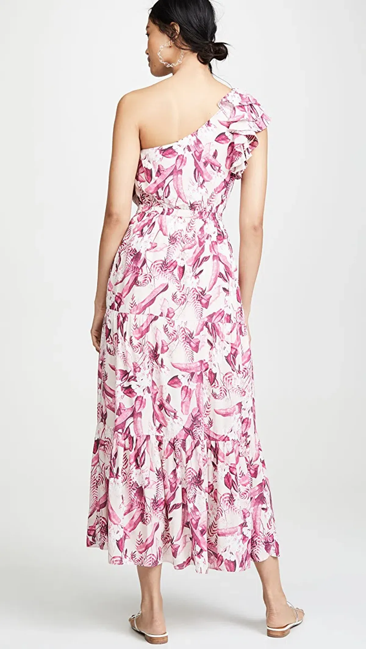 Steele Mahana One Shoulder Dress Print Size 8 - Image 2