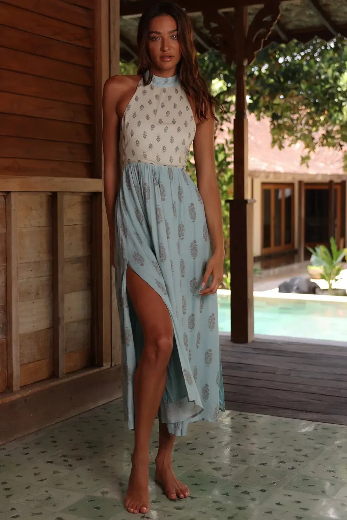 Tigerlily Florence Nina Maxi Dress Print Size 10 - Image 1
