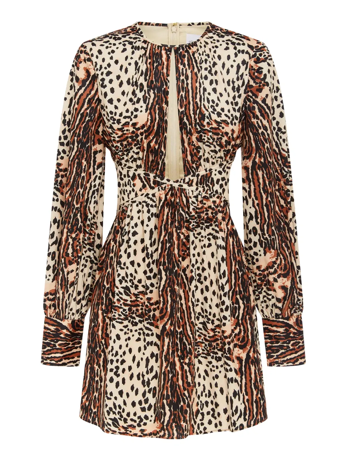 Alice McCall Havana Affair Mini Dress Tigers Eye Print Size S / Au 8 - Image 6