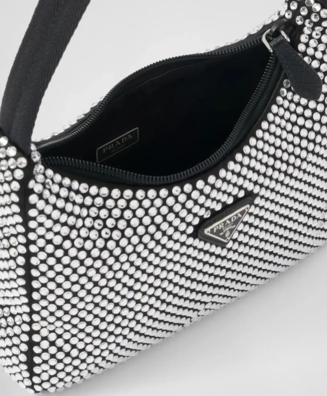Prada Satin Mini-Bag with Crystals for rent on The Volte - main image