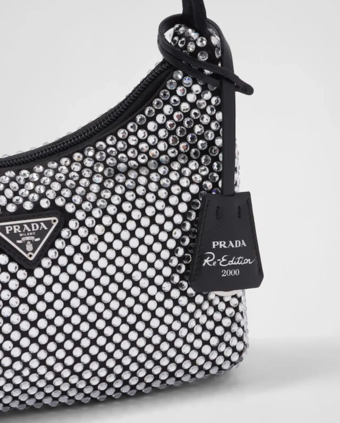 Prada Satin Mini-Bag with Crystals for rent on The Volte - main image
