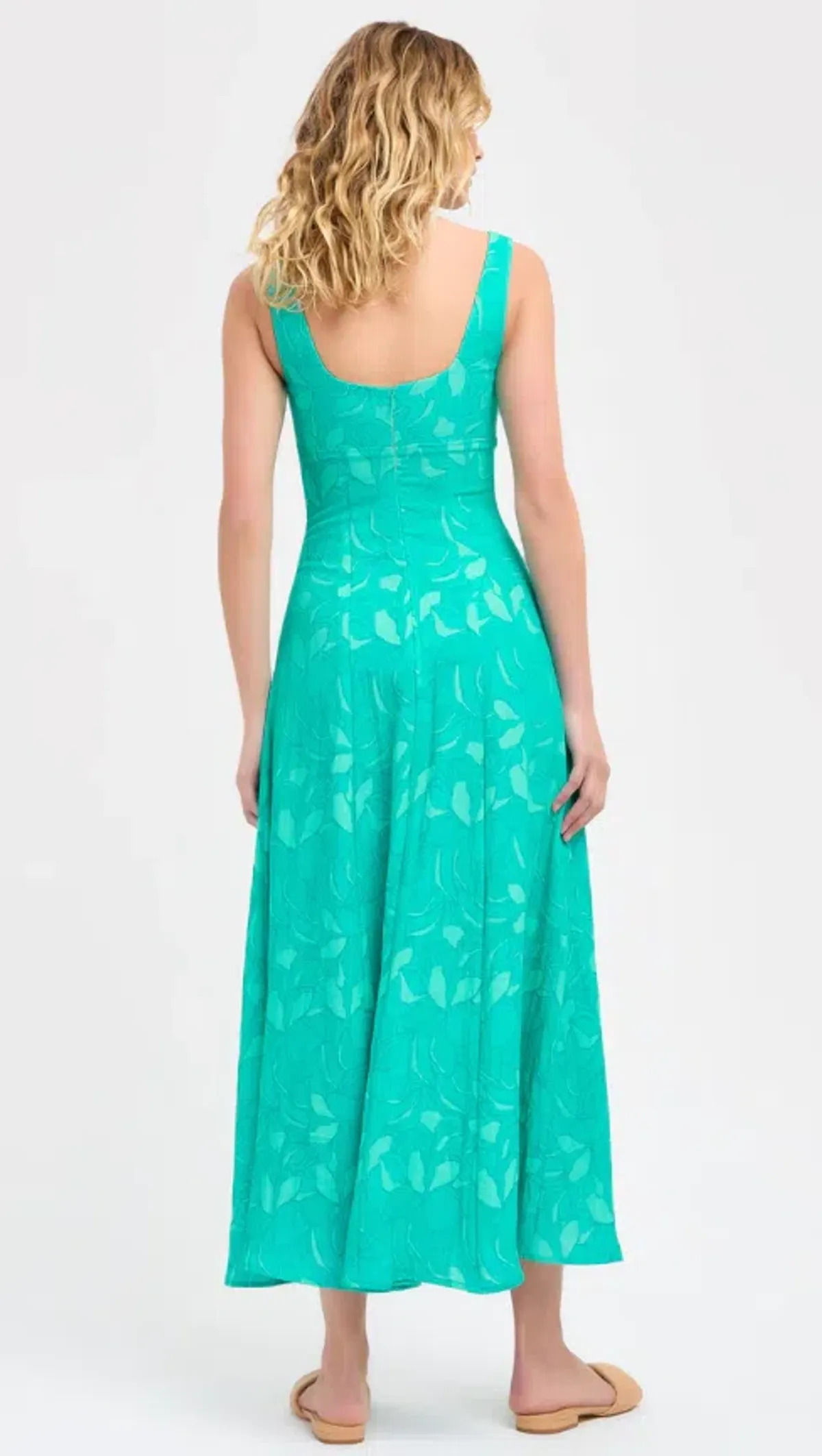 Kookai Annika Day Dress Aqua Size 14 - Image 2
