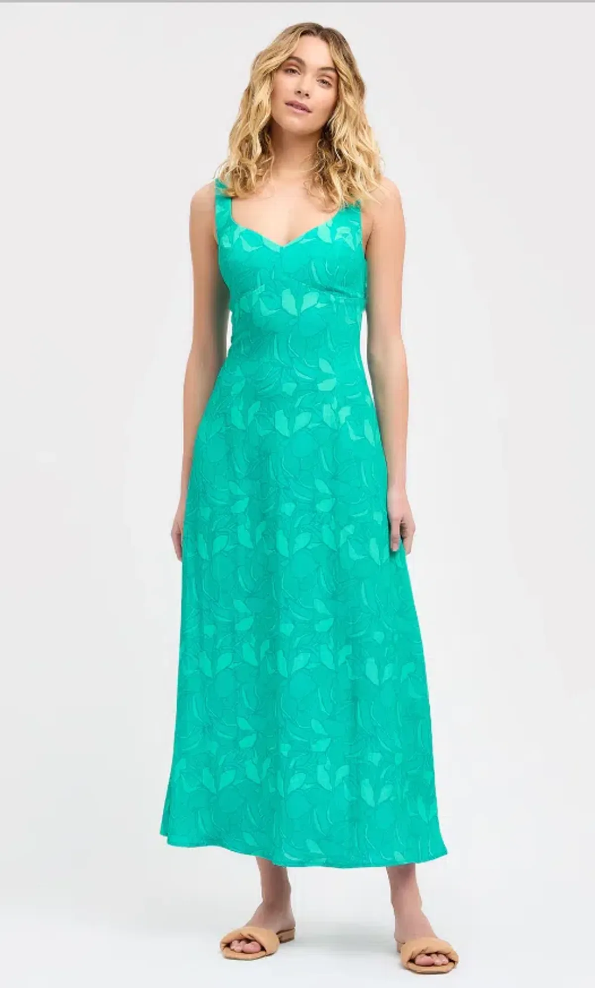Kookai Annika Day Dress Aqua Size 14 - Image 1