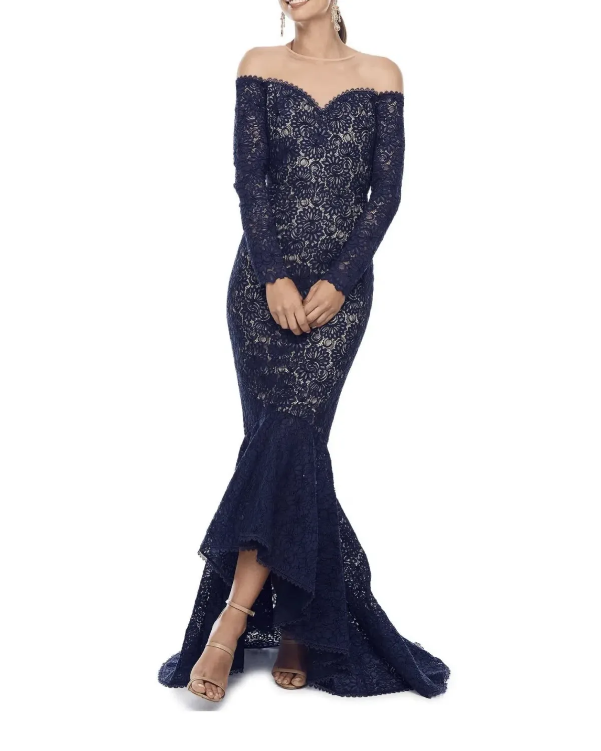 Alamour the Label Margarita Dress in Navy Size XXS/ AU 4 for rent on The Volte - main image