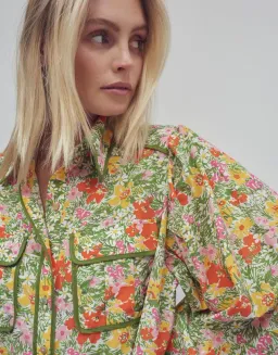 Alémais Cabana Midi Shirtdress Multi Size 8 for rent on The Volte - image 2