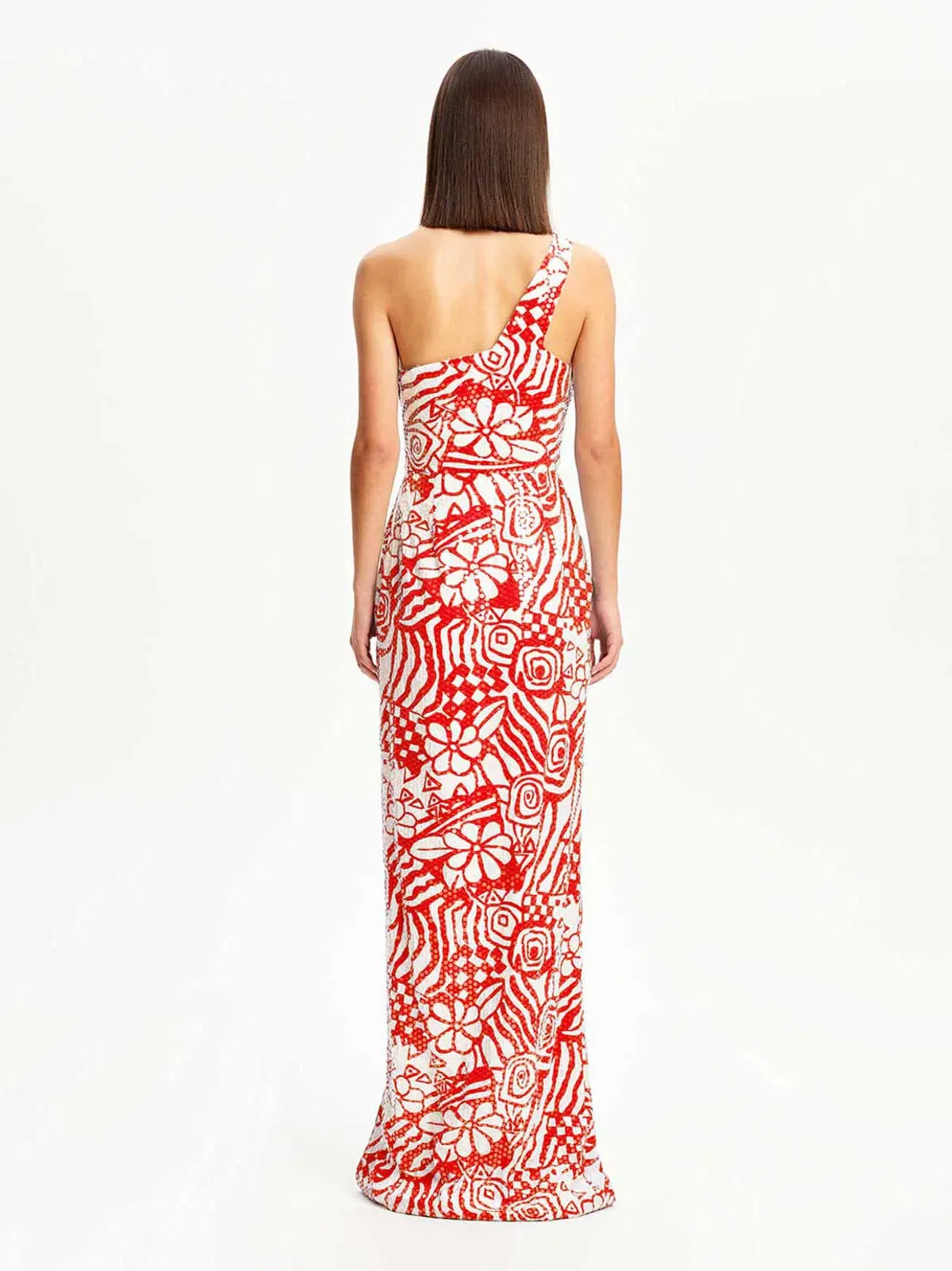 Alice McCall Daisy Daze Gown Salsa Red Size 8 - Image 4