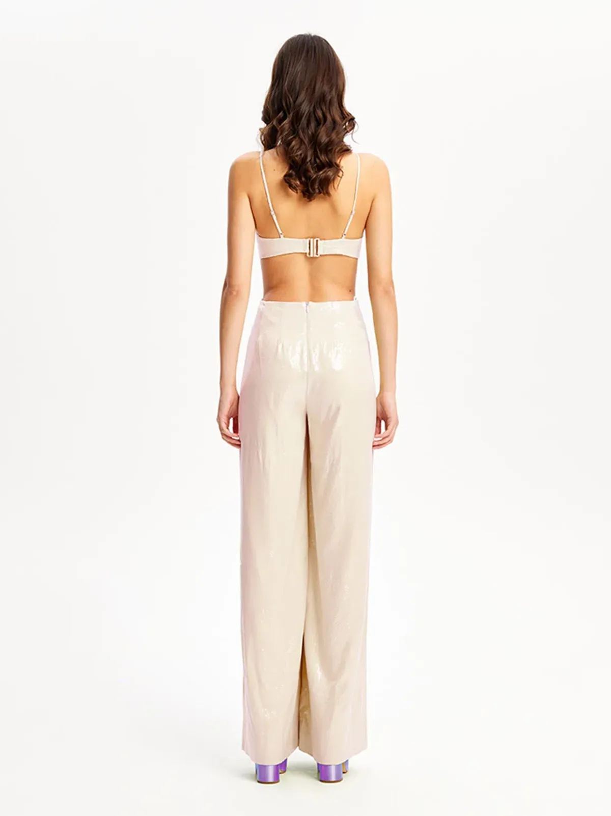 Alice McCall Night Sky Jumpsuit Chai Latte Size 12 - Image 5