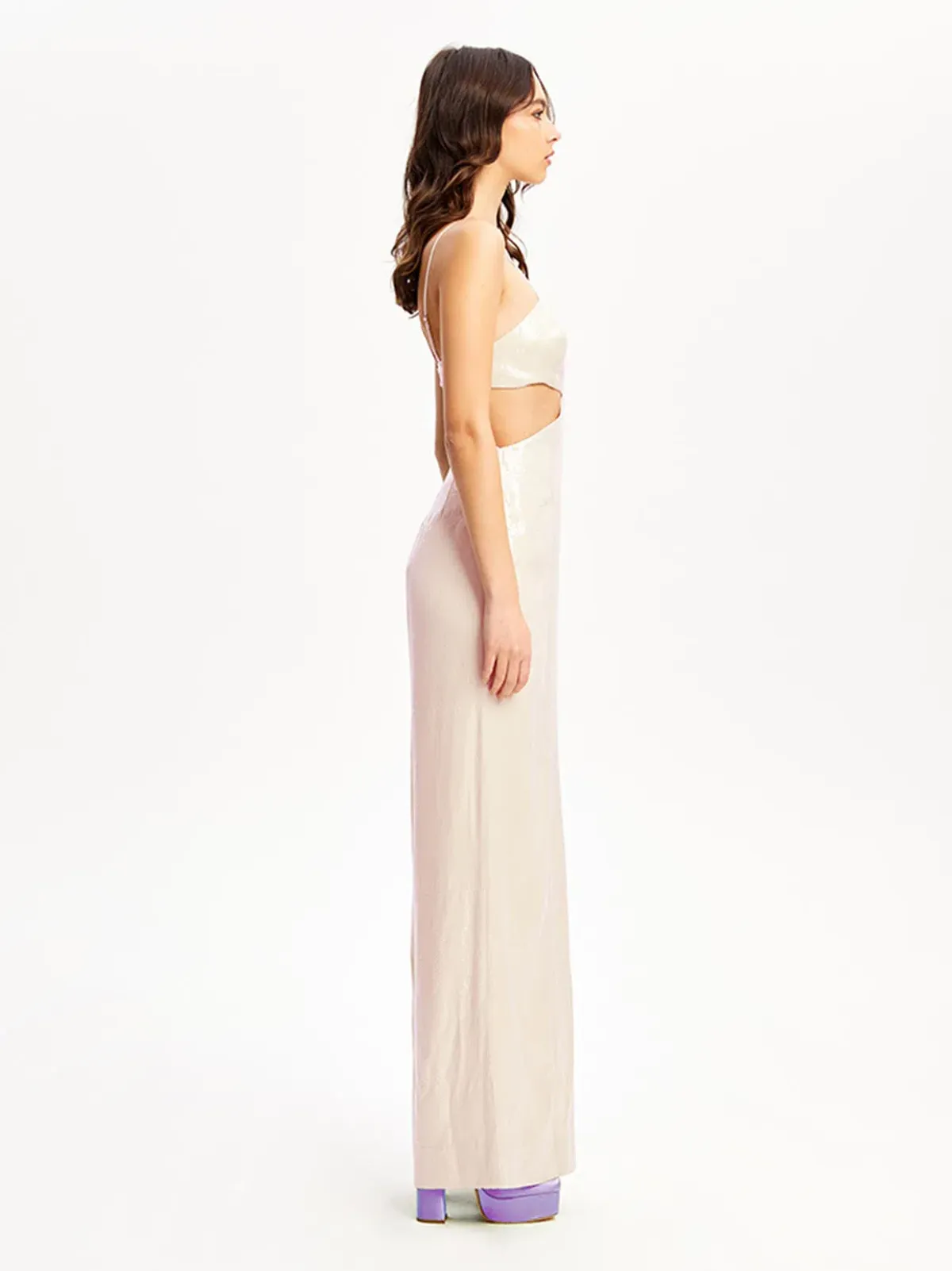Alice McCall Night Sky Jumpsuit Chai Latte Size 12 - Image 4
