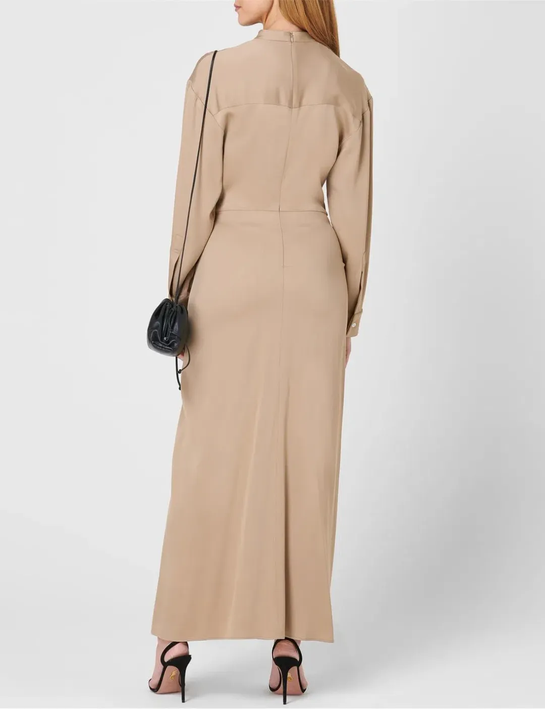 Christopher Esber Bertoia Dress Beige Size 6 for rent on The Volte - main image