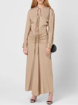 Christopher Esber Bertoia Dress Beige Size 6 for rent on The Volte - image 1