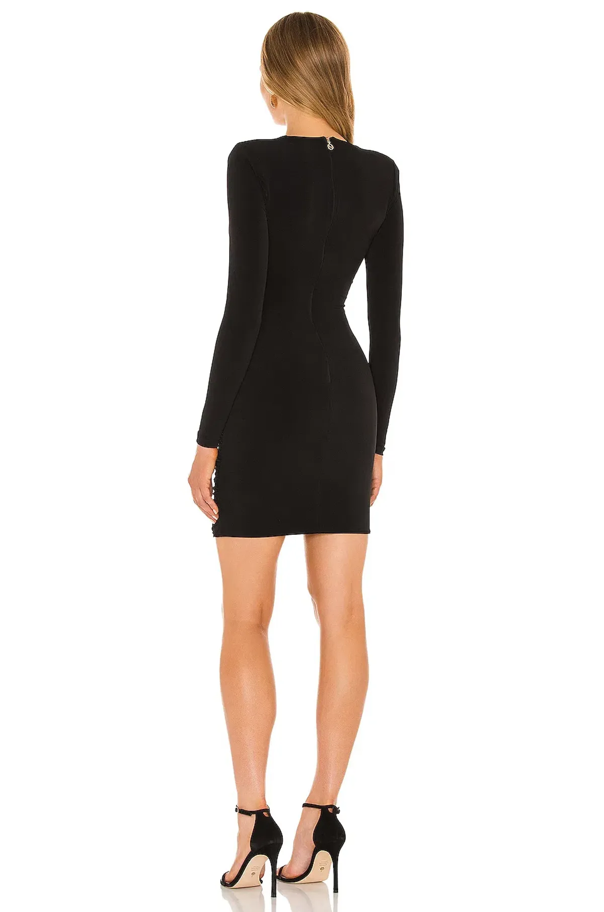 Love Nookie Temptation Long Sleeve Mini Dress Black Size M/ AU 10 - Image 3