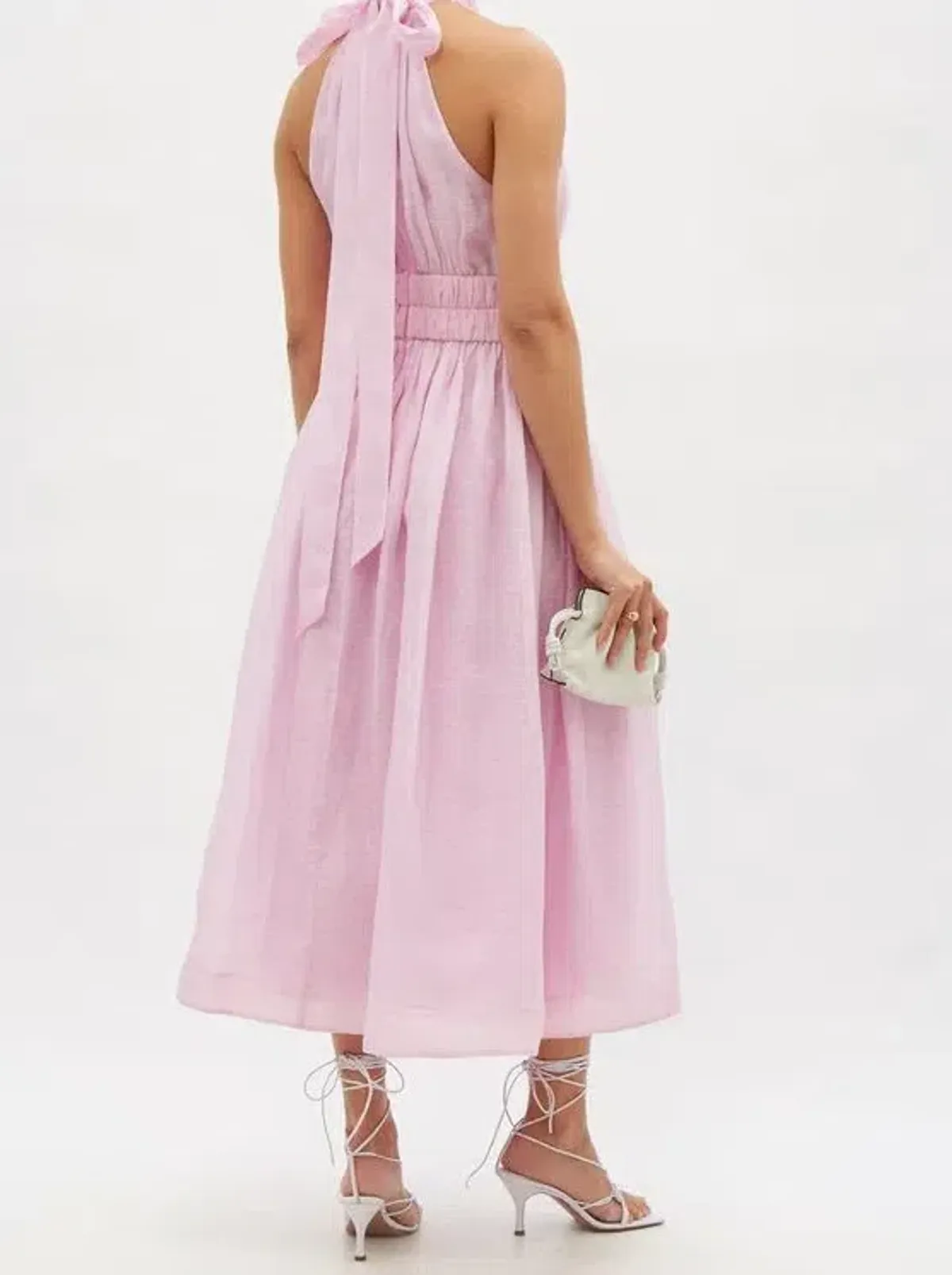 Zimmermann The Prima Halter Midi in Persimmon Size 16 - Image 2