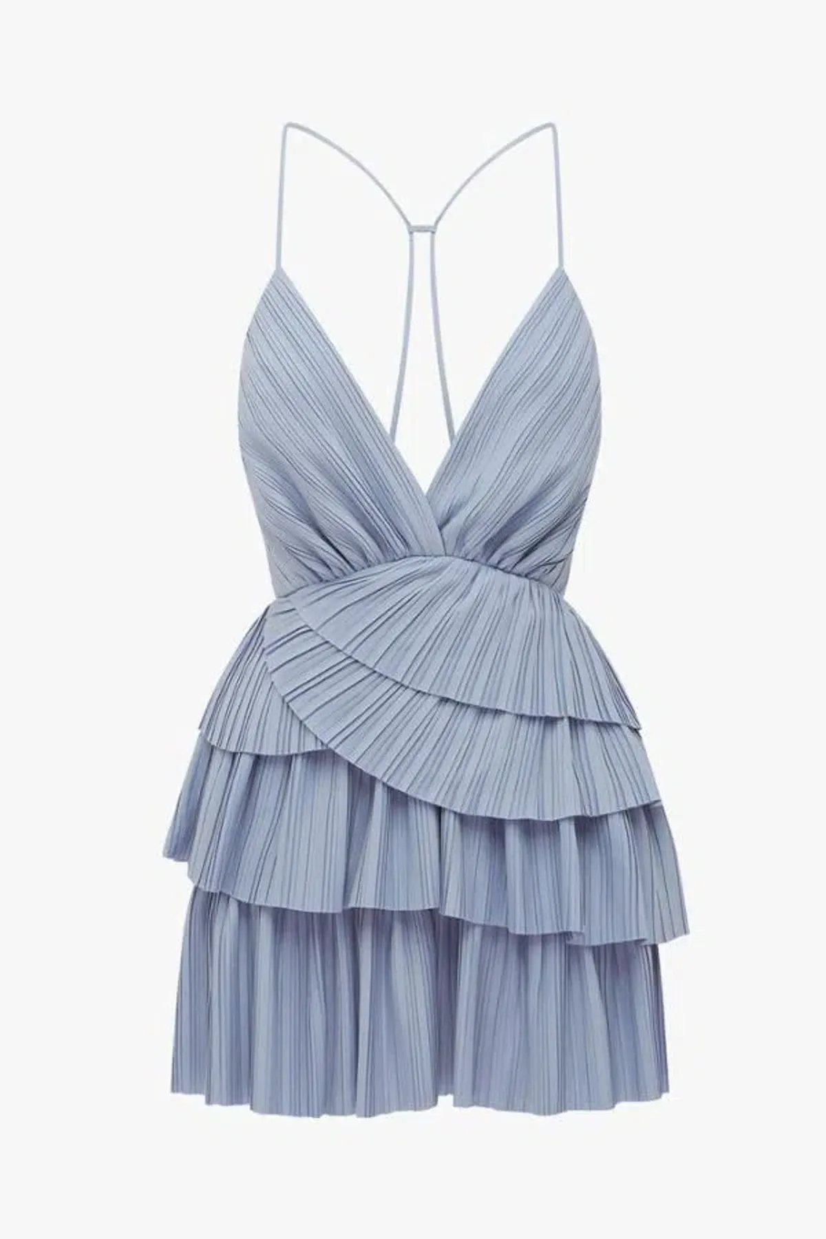 Alice McCall Finesse Mini Dress Pebble Blue Size 10 - Image 2