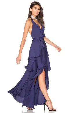 Majorelle Victoria Falls Dress Navy Size XS for rent on The Volte - image 2