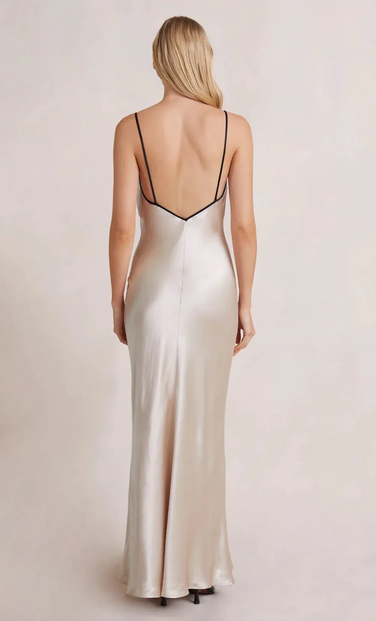 Bec & Bridge Kara Keyhole Maxi Dress Sand Size 10 - Image 3